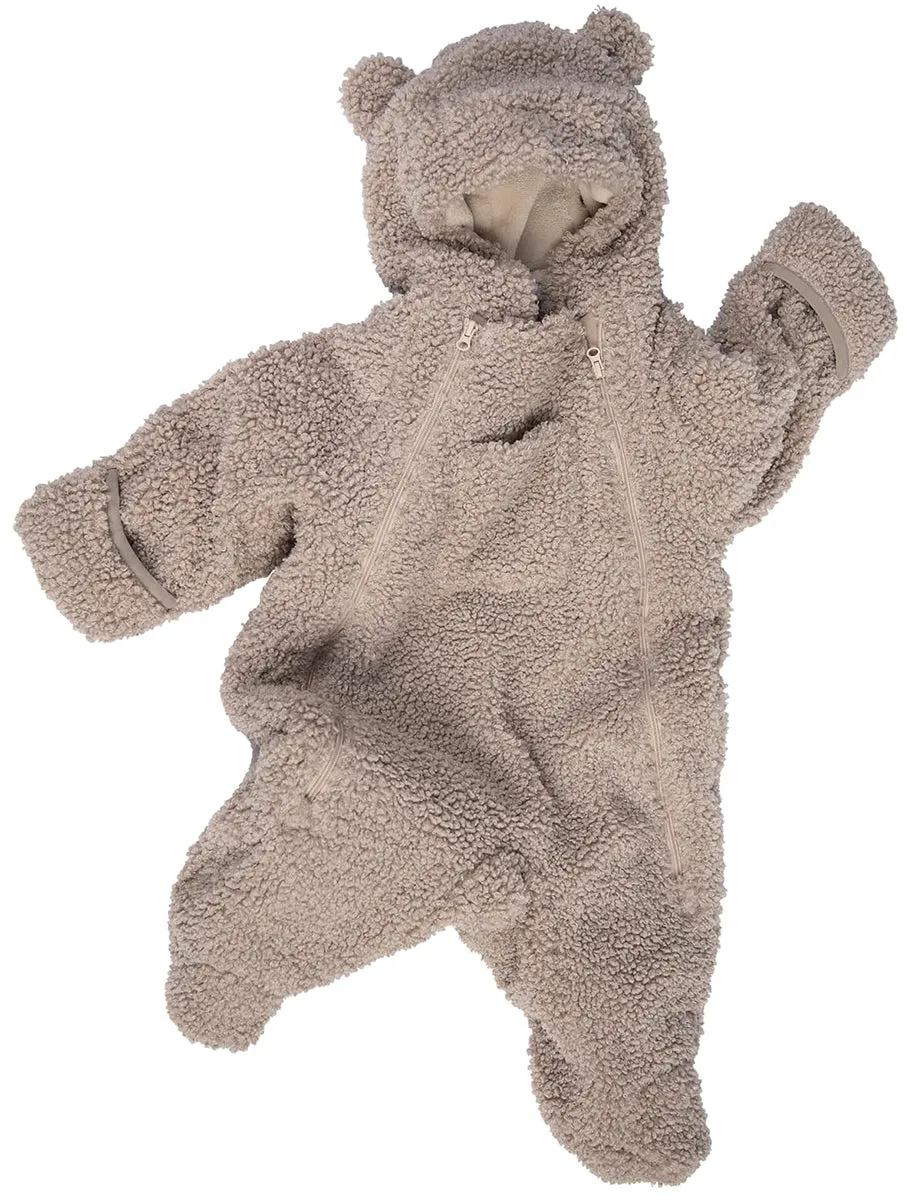 7 A.M. Enfant Jumpsuit Bebe - Teddy - Oatmeal Teddy (6-12m)