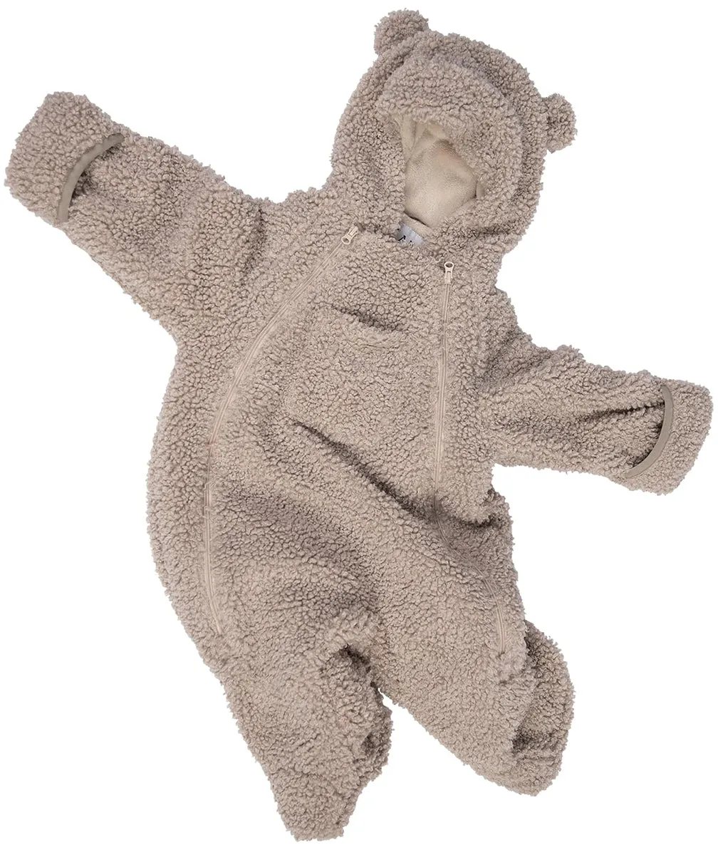 7 A.M. Enfant Jumpsuit Bebe - Teddy - Oatmeal Teddy (6-12m)