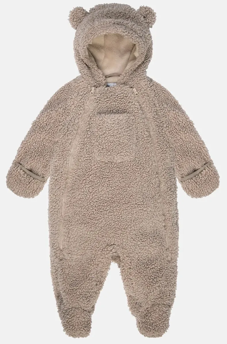 7 A.M. Enfant Jumpsuit - Teddy - Oatmeal (3-6M)