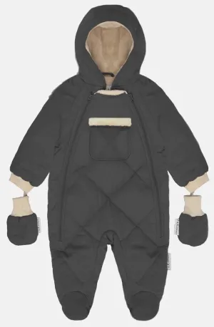 7 A.M. Enfant Snowsuit - Benji - Smokey Quilted (3-6M)