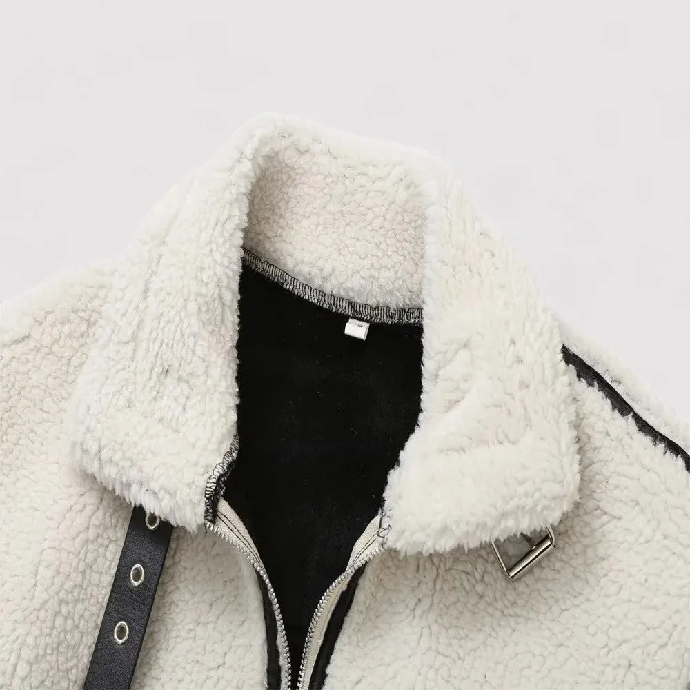 Ancien | White Teddy Coat for Women