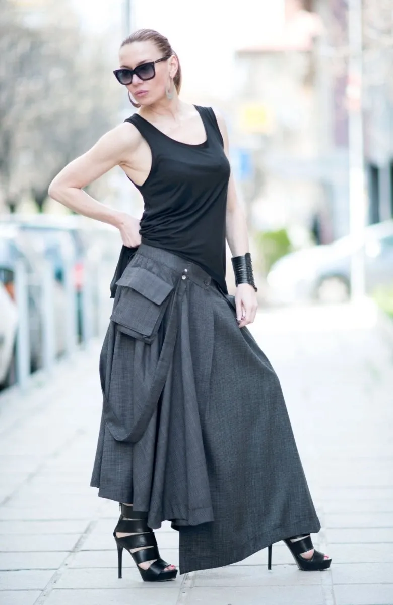 Asymmetrical Long Skirt ZEFIRA