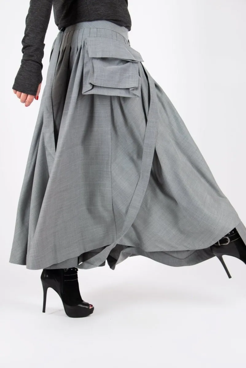 Asymmetrical Long Skirt ZEFIRA