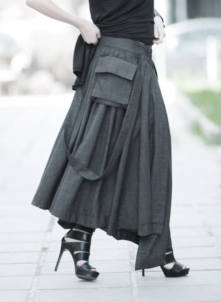 Asymmetrical Long Skirt ZEFIRA