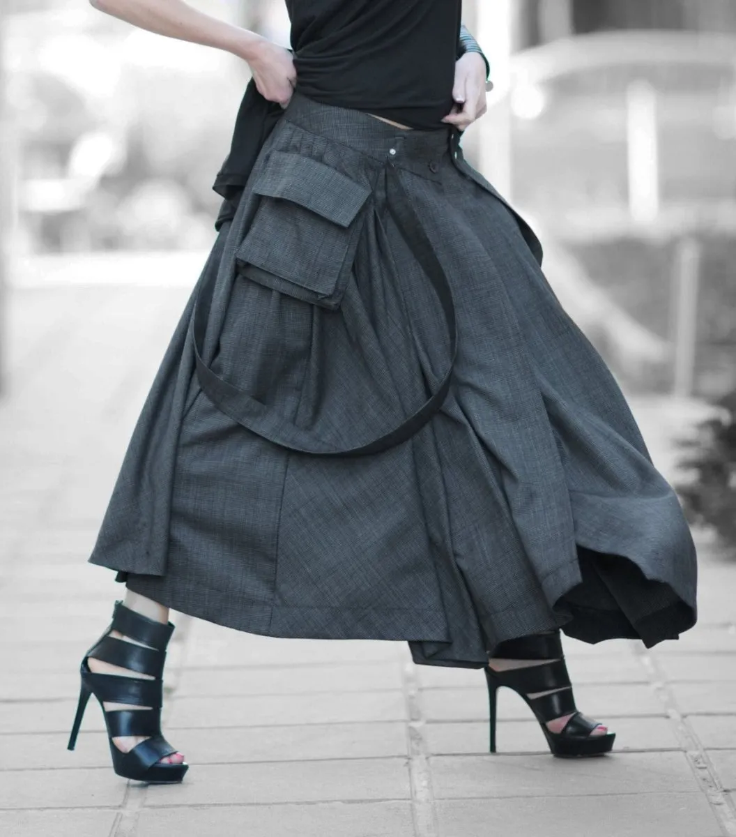 Asymmetrical Long Skirt ZEFIRA