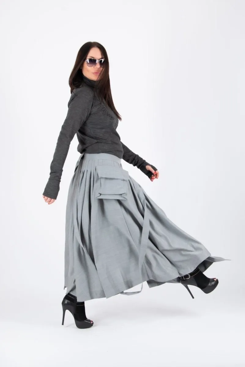 Asymmetrical Long Skirt ZEFIRA