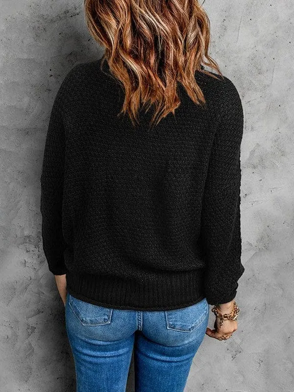 Black Turtleneck Sweater