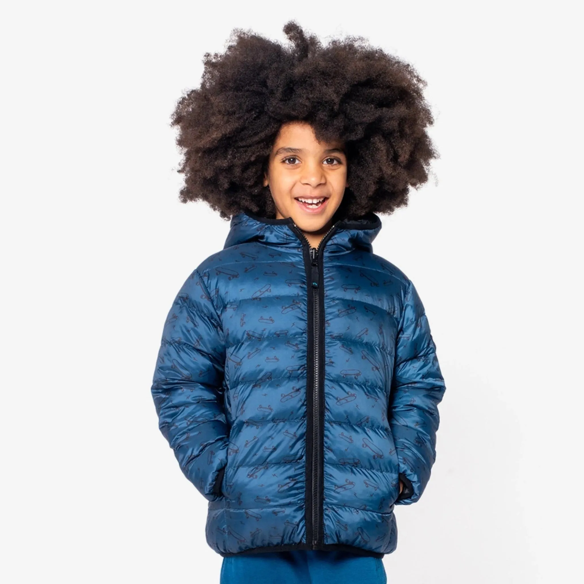 Boys Reversible Puffer Coat