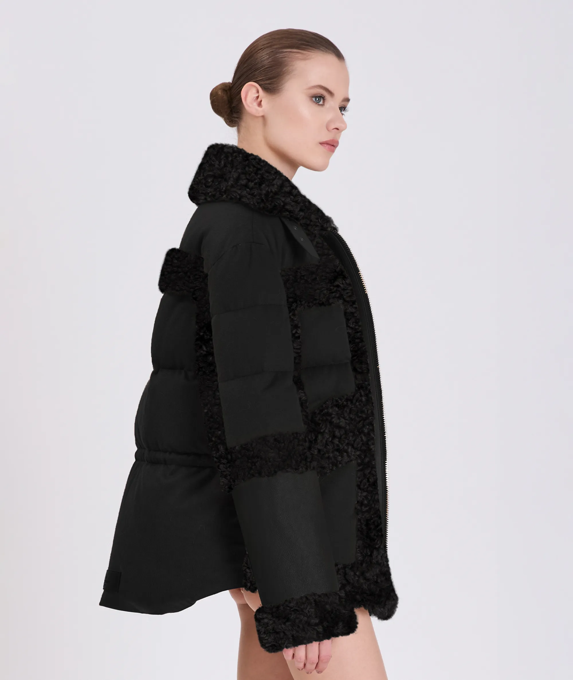 CALISTA CASHMERE | CASHMERE SHEARLING JACKET