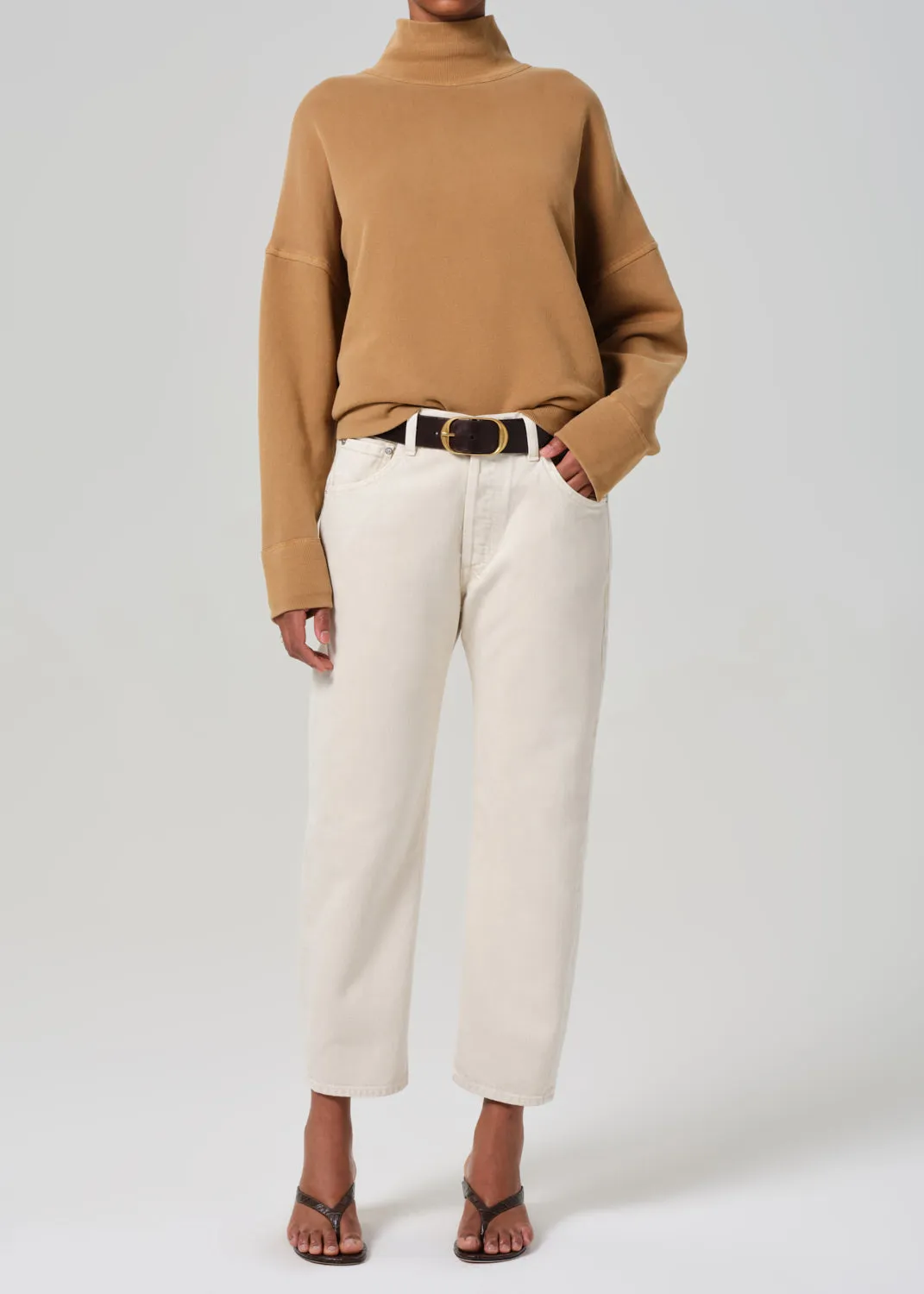 Cara Turtleneck in Marcona