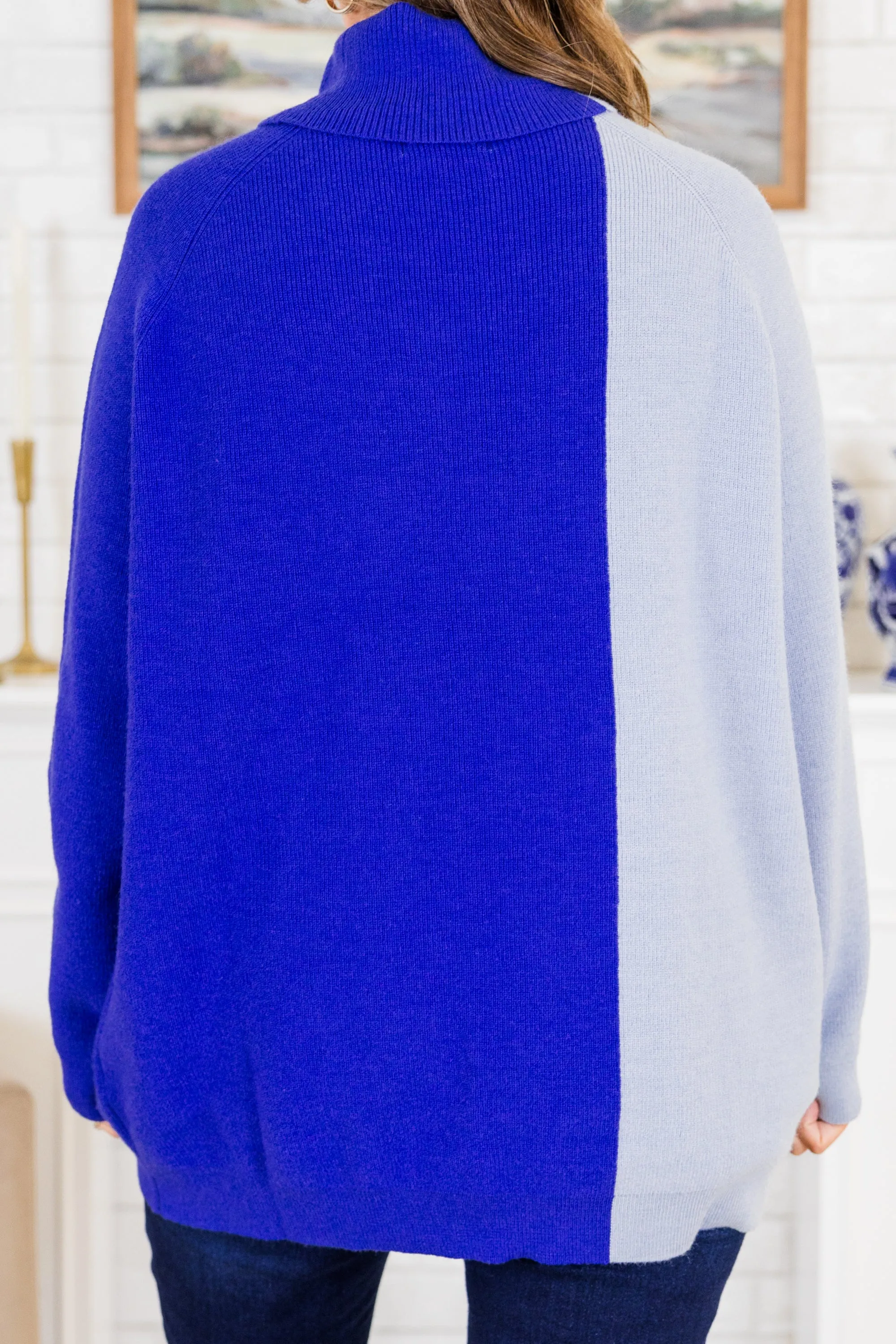 Chic Mindset Sweater, Royal