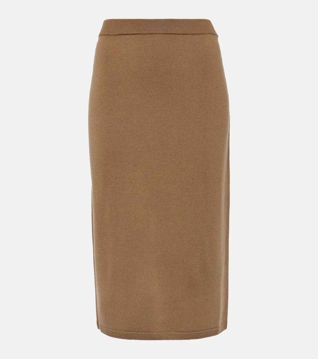 Dina midi skirt in natural wool 'S Max Mara, beige