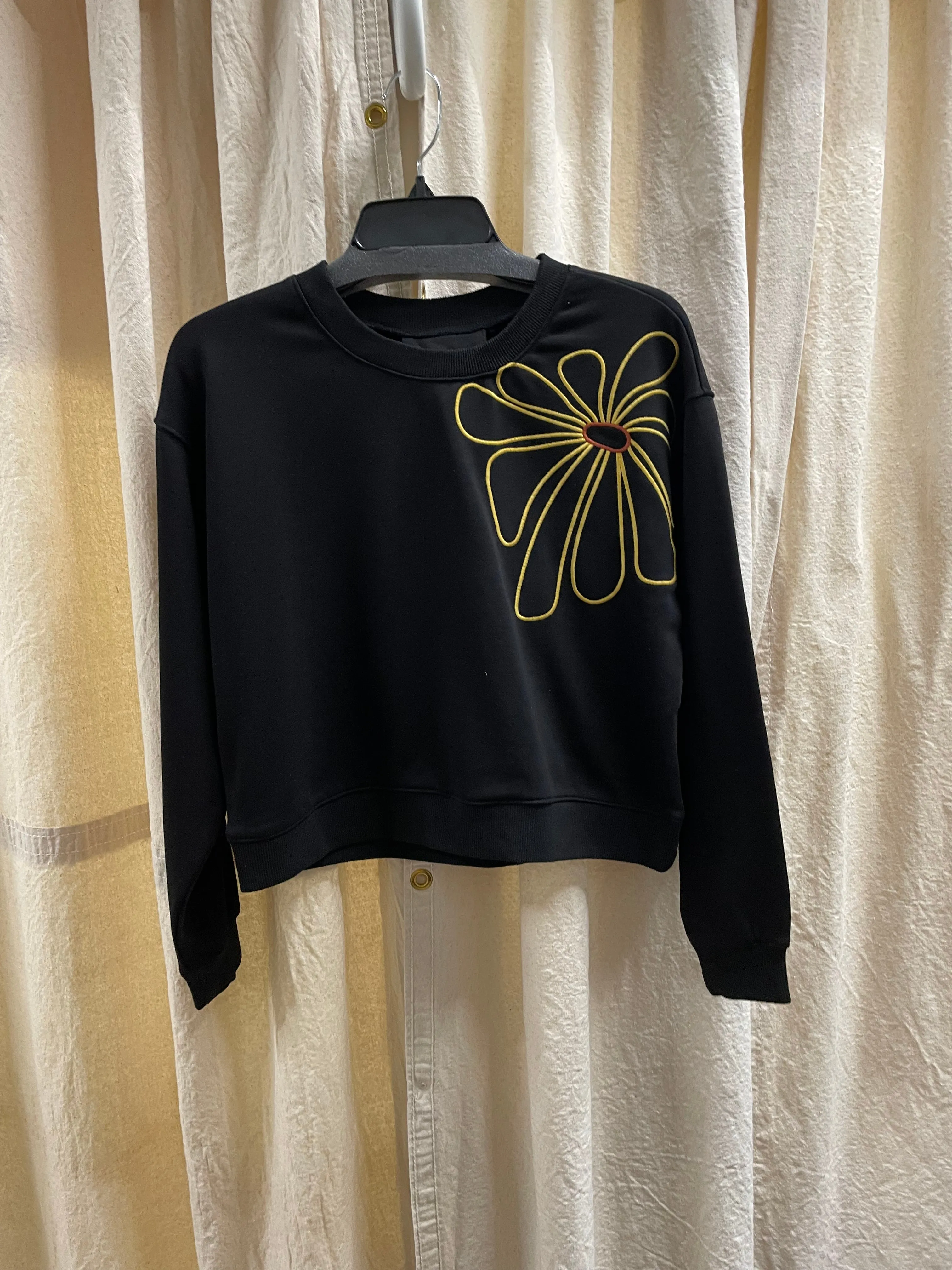 Embroidered Cropped Sweatshirt by Paparazzi