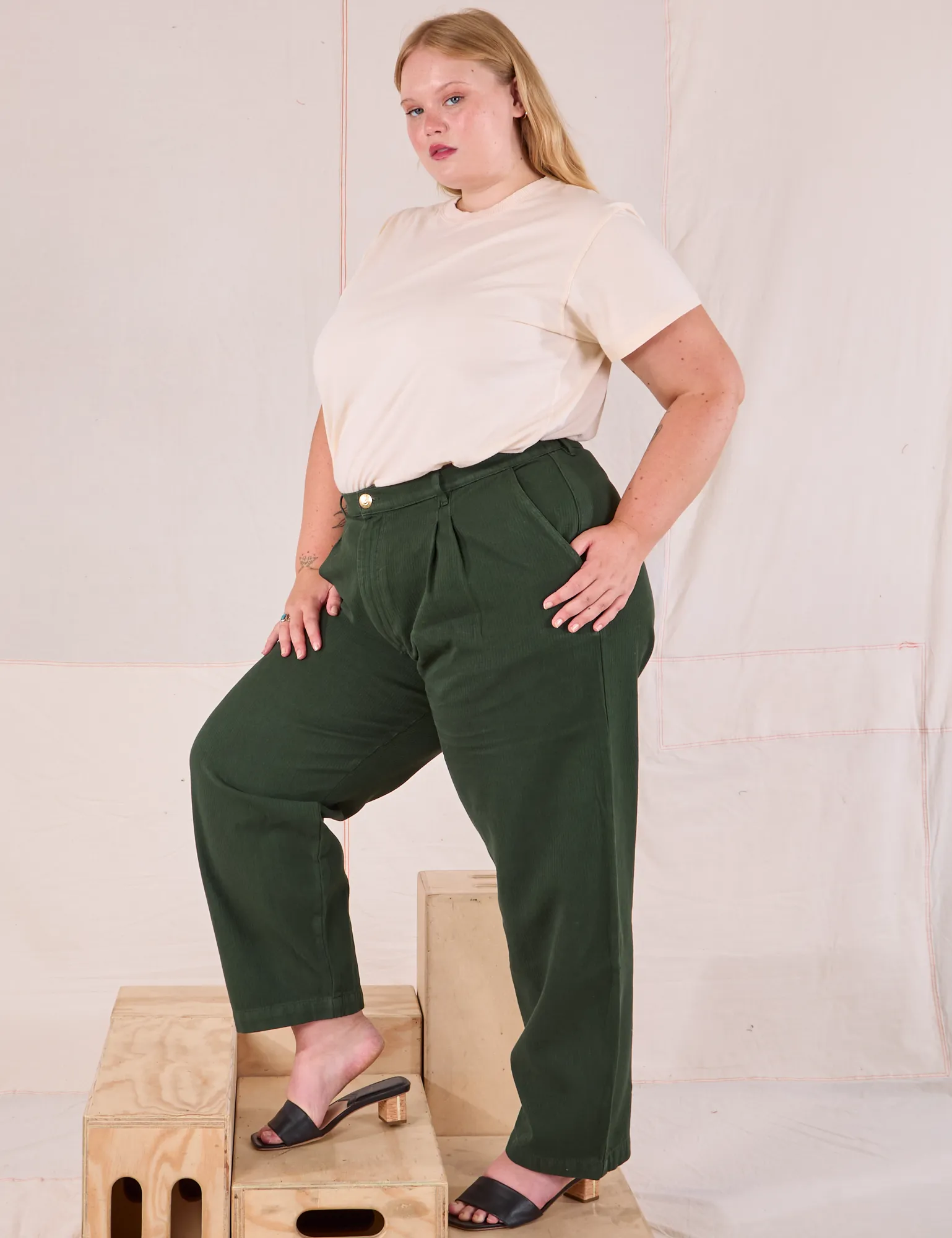 Heritage Trousers - Swamp Green