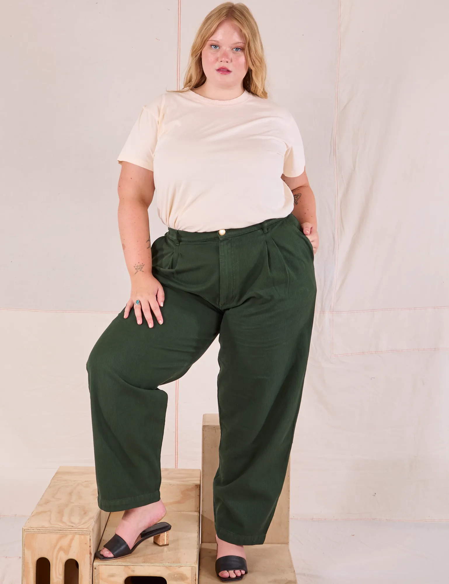 Heritage Trousers - Swamp Green