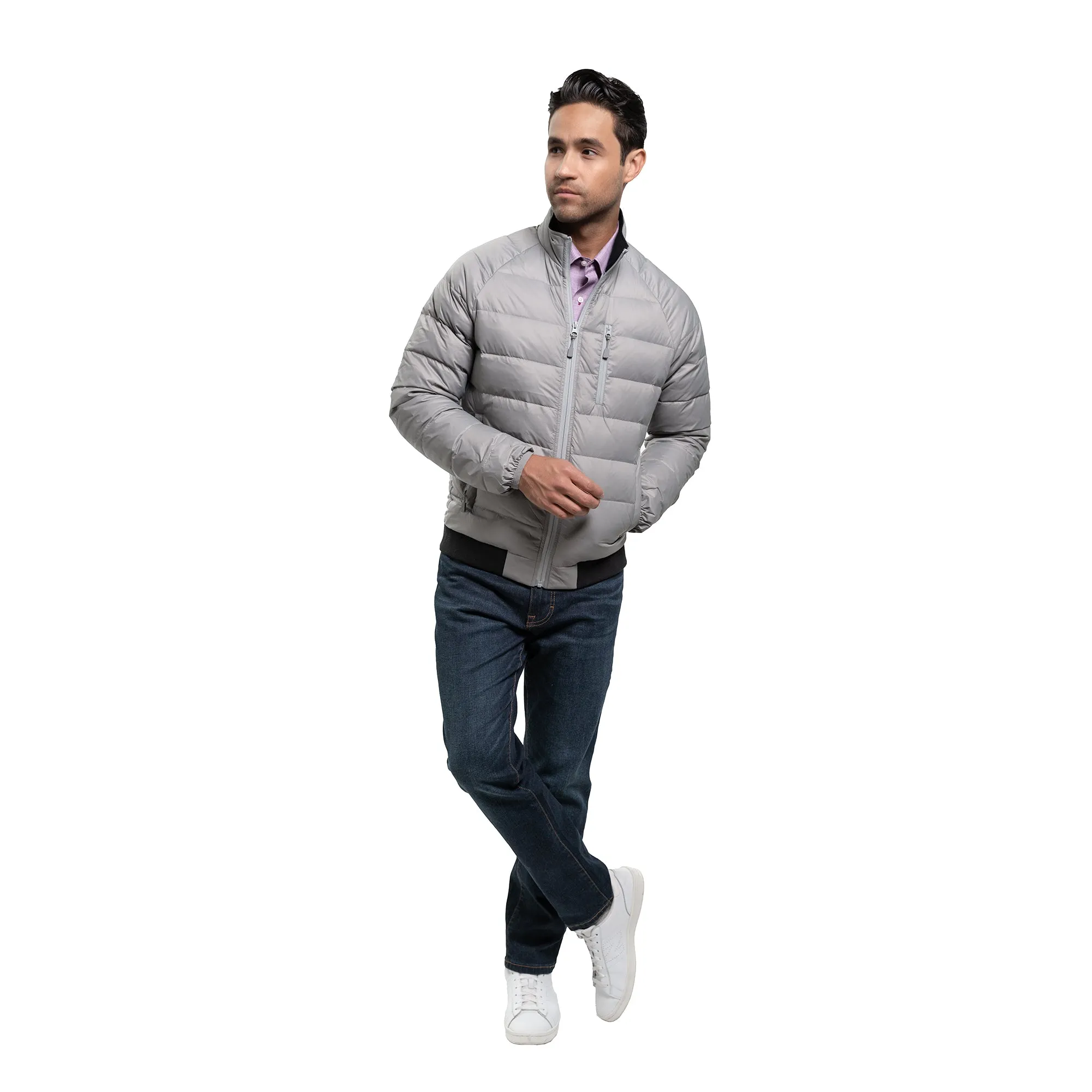 Lightweight Down Jacket - Grey