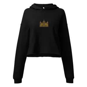 Malian Great Mosque Embroidered Cropped Hoodie