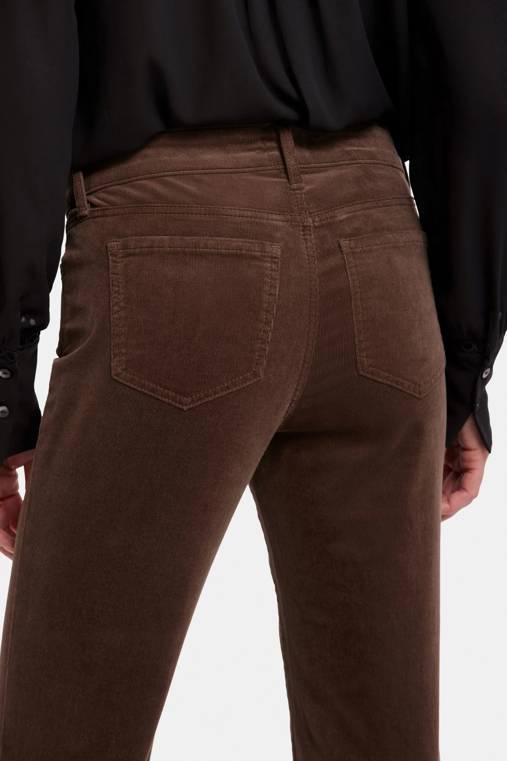 Marilyn Straight Corduroy Trouser Brown | Coffee Bean