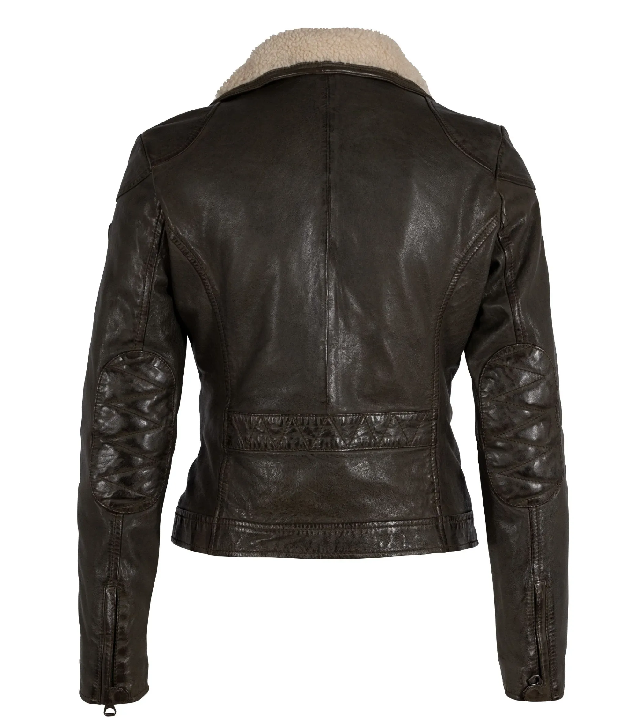 Mauritius - Jenja CF Woman's Leather Jacket - Olive