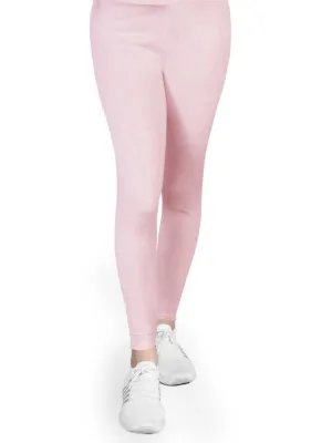 Regular Fit Warm Thermal Leggings | Pink Winterwear For Girls | Set of 1