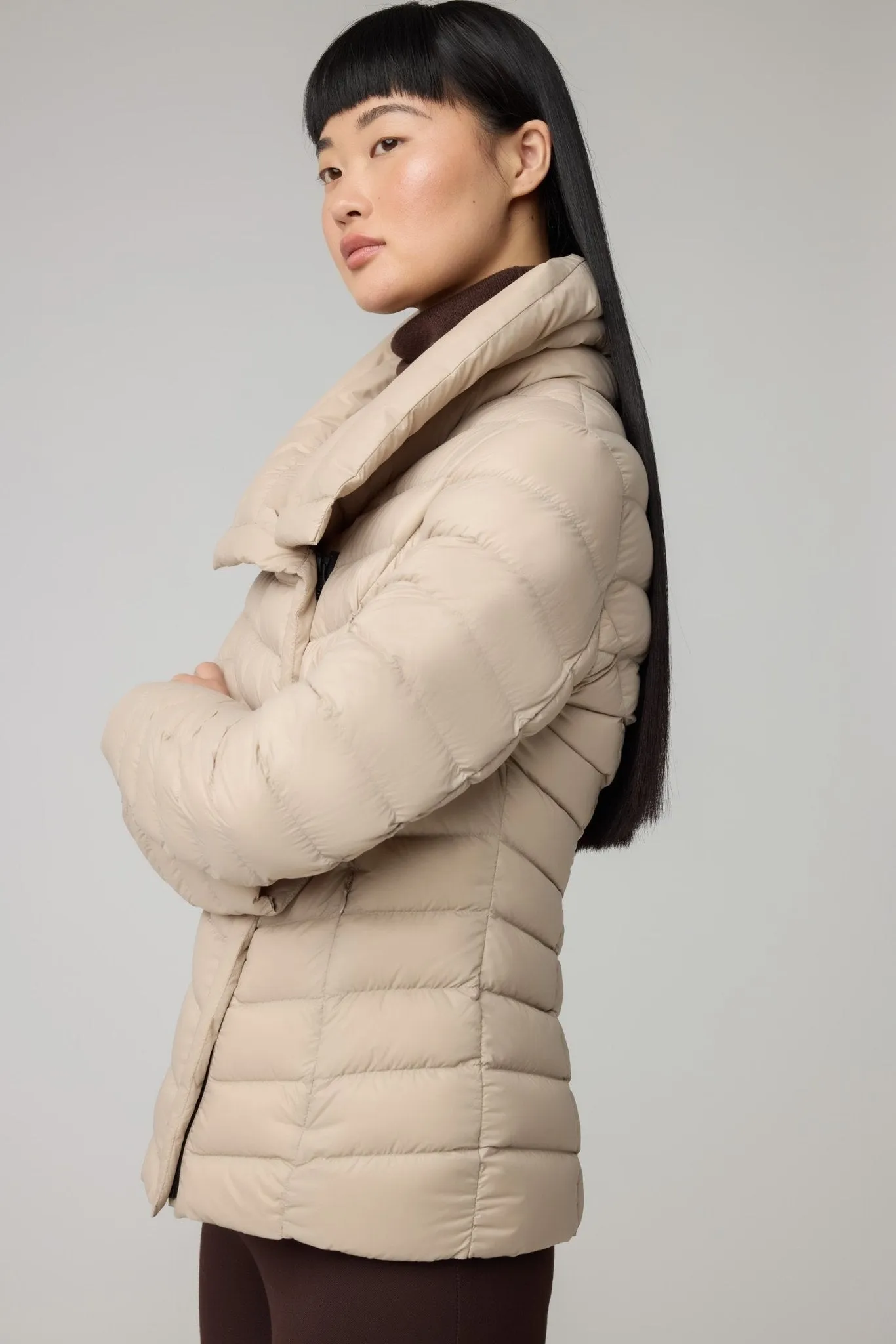 SOIA&KYO EMILIA - Sustainable Slim-Fit Lightweight Down Jacket