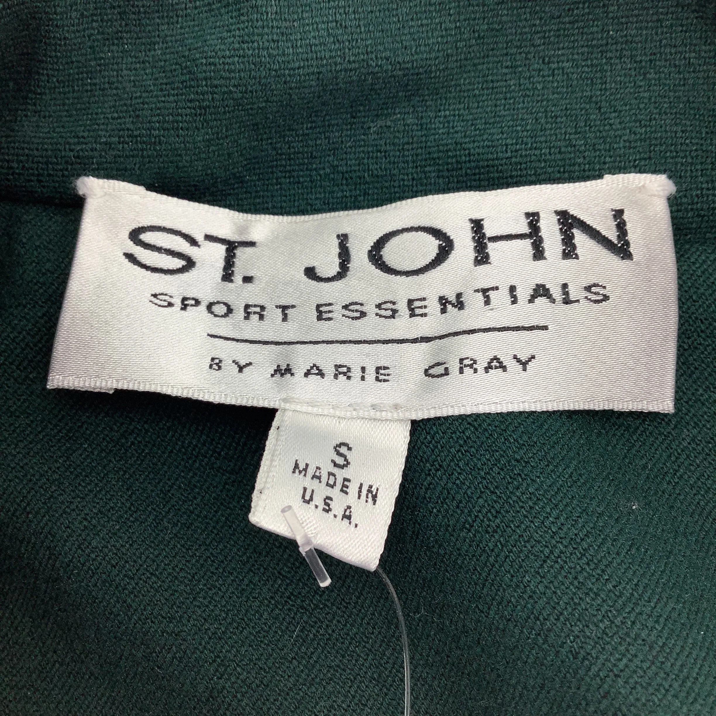 St John Women's Jacket Green Sport Essential Size: S