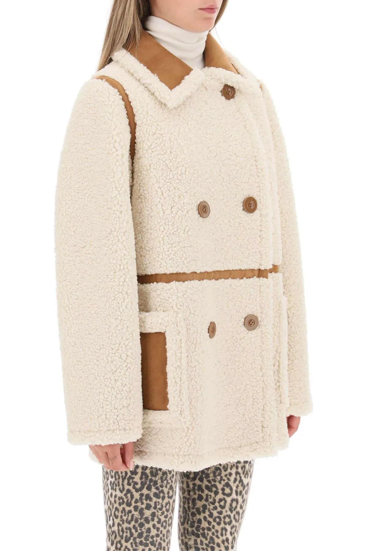 Stand Studio Chole Faux Shearling Jacket