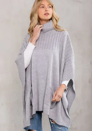 Sun Valley Knit Sweater Poncho