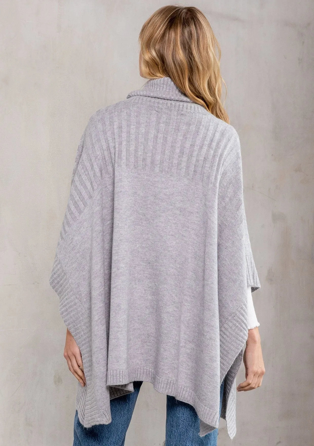 Sun Valley Knit Sweater Poncho