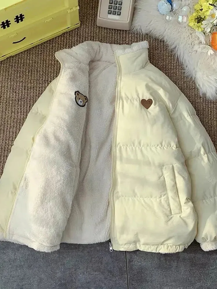 Teddy Bear Love Double Sided Coat