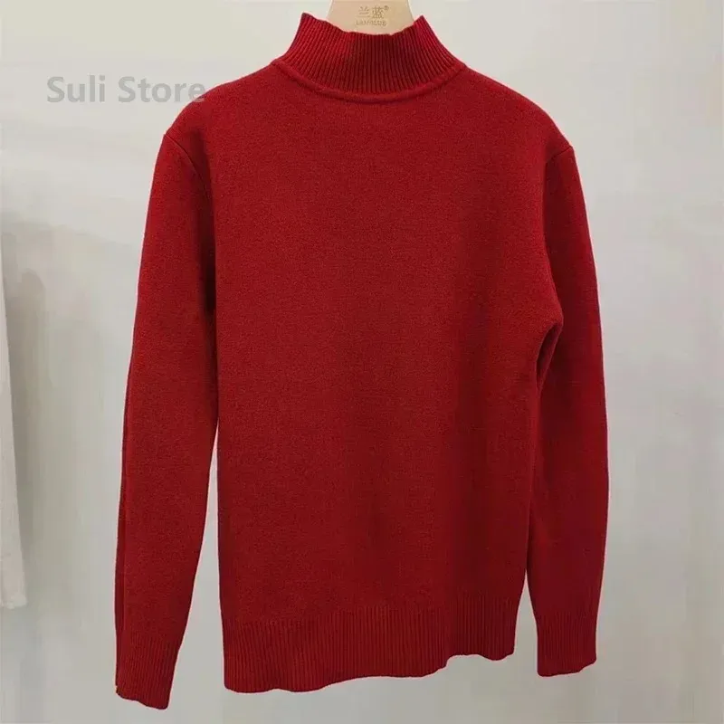 Women's Soft Wool Fleece Turtleneck Jumper | Ideal for Autumn/Winter