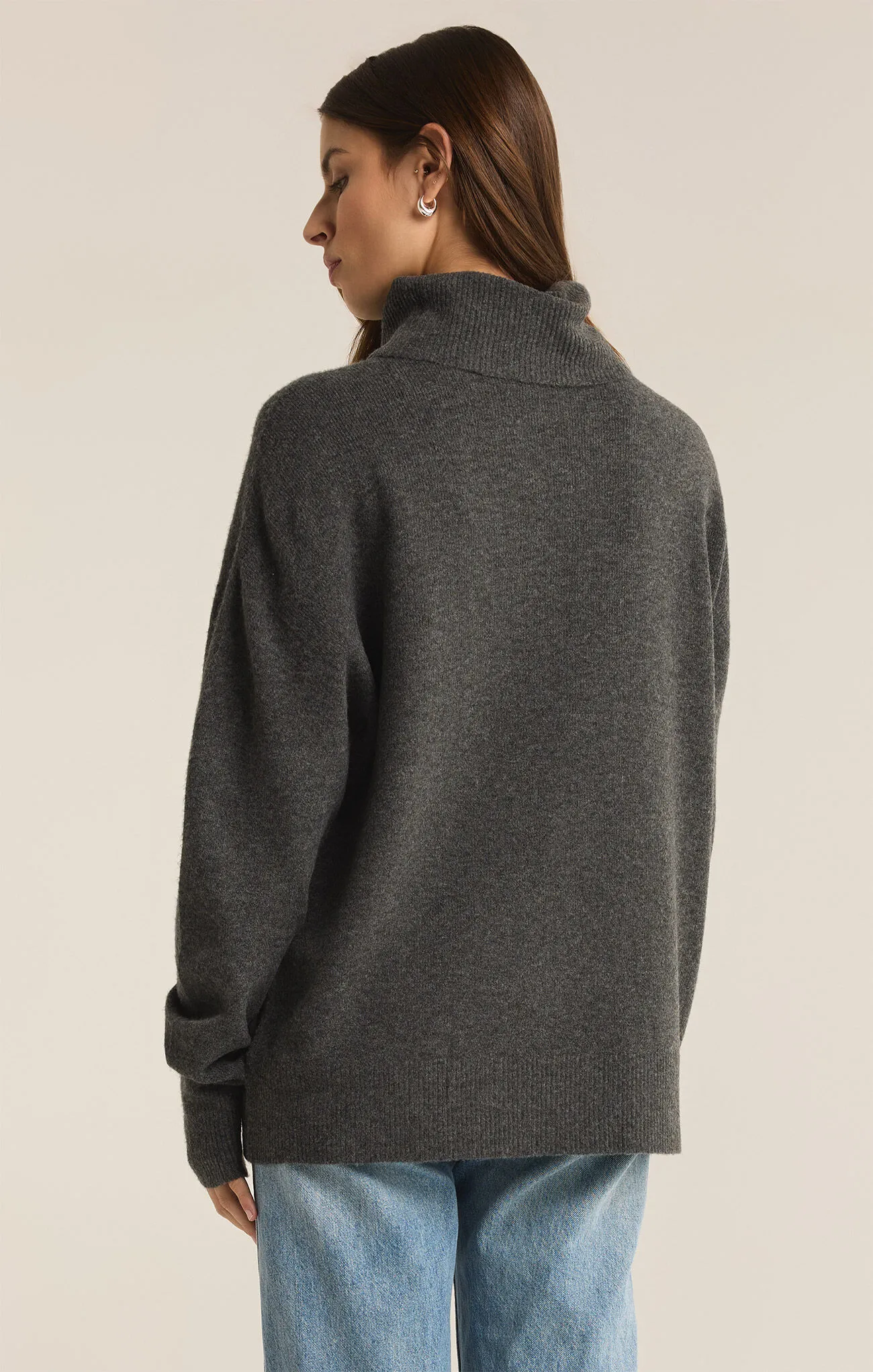 [Z Supply] Richie Sweater, Charcoal Heather