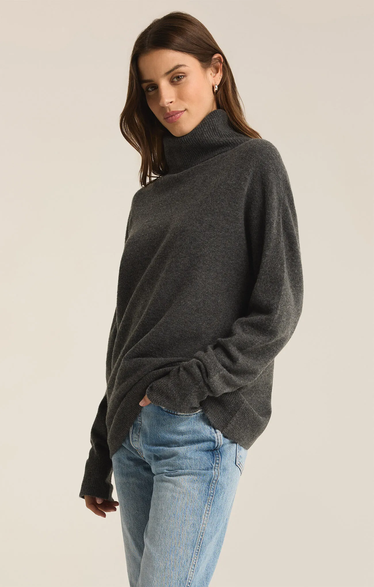 [Z Supply] Richie Sweater, Charcoal Heather